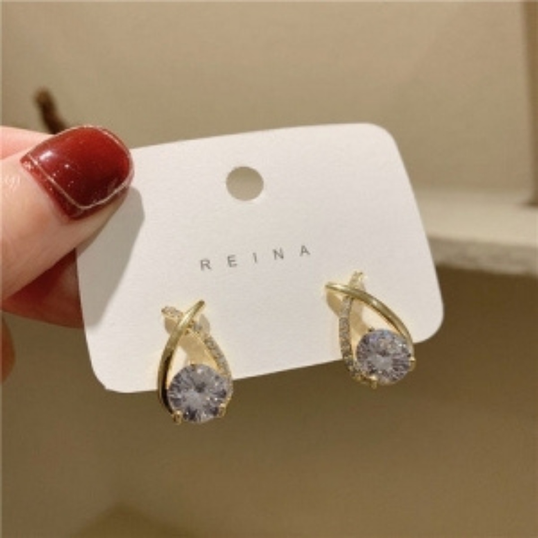 Elegant Stone Earrings - Image 3