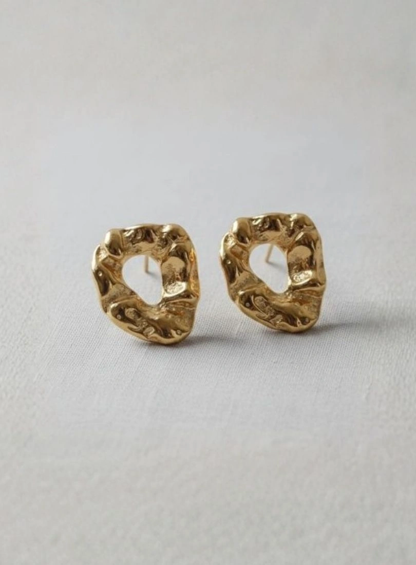 Premium Stainless Steel Gold-Plated Earrings - Image 6