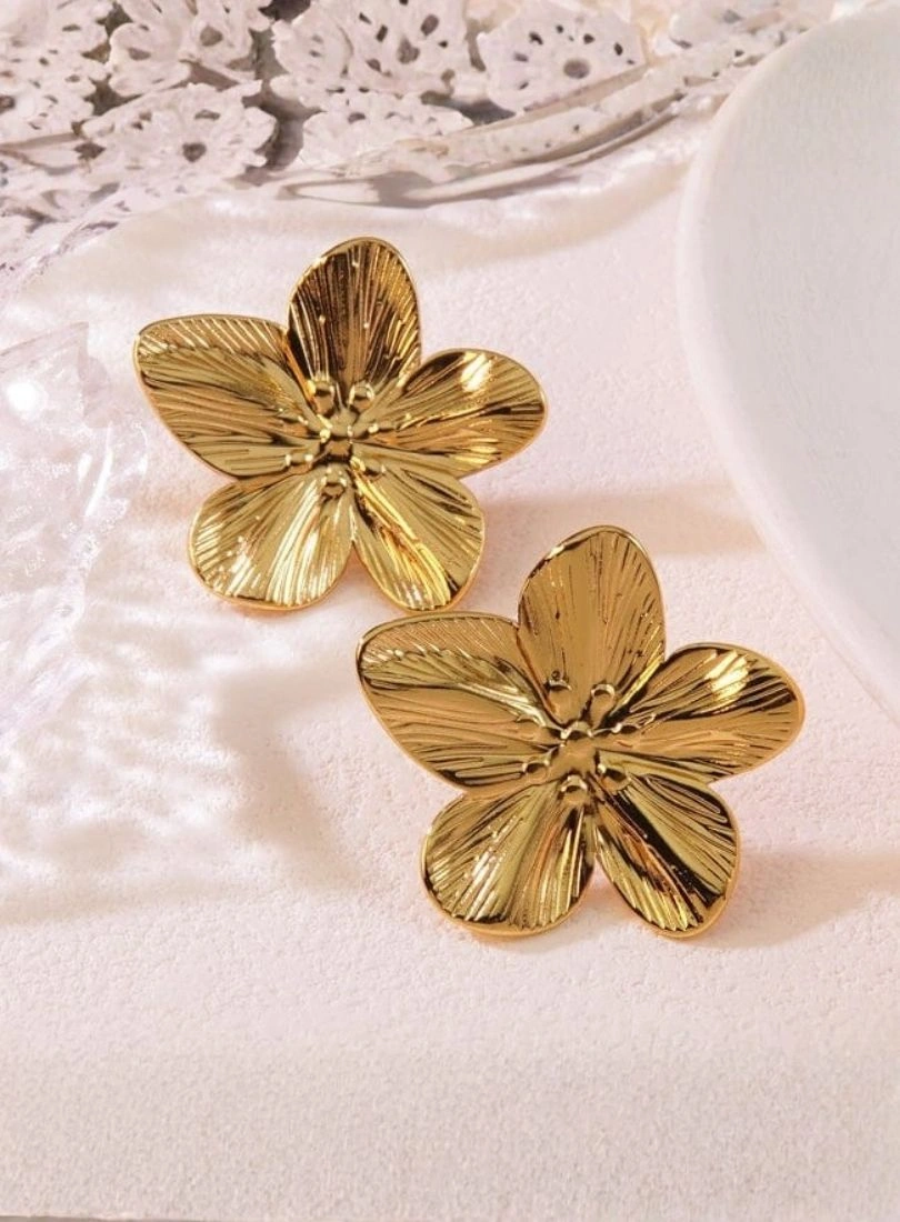 Premium Stainless Steel Gold-Plated Earrings - Image 6