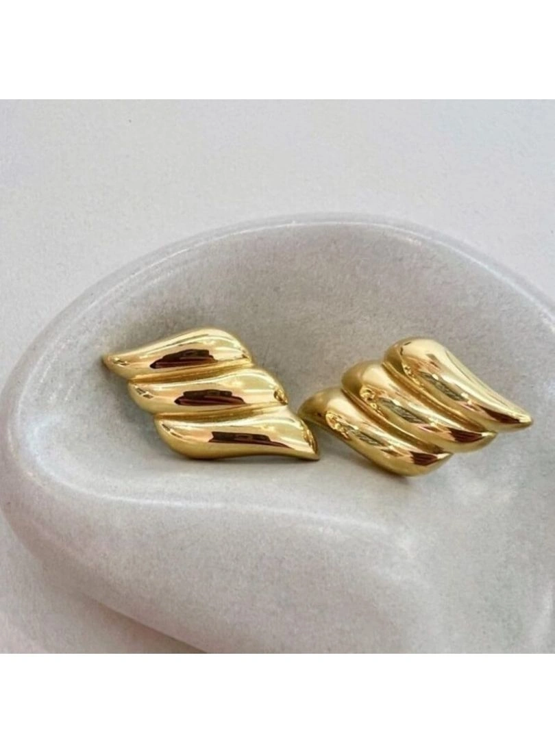 Premium Stainless Steel Gold-Plated Earrings - Image 7