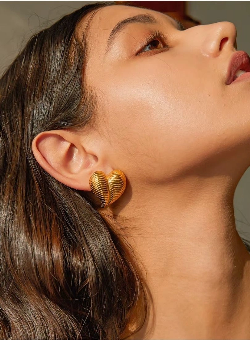 Premium Stainless Steel Gold-Plated Earrings - Image 6