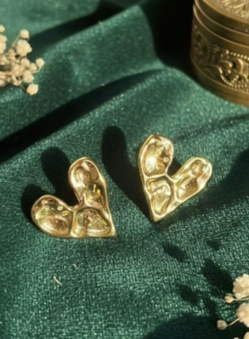 Premium Stainless Steel Gold-Plated Earrings - Image 3